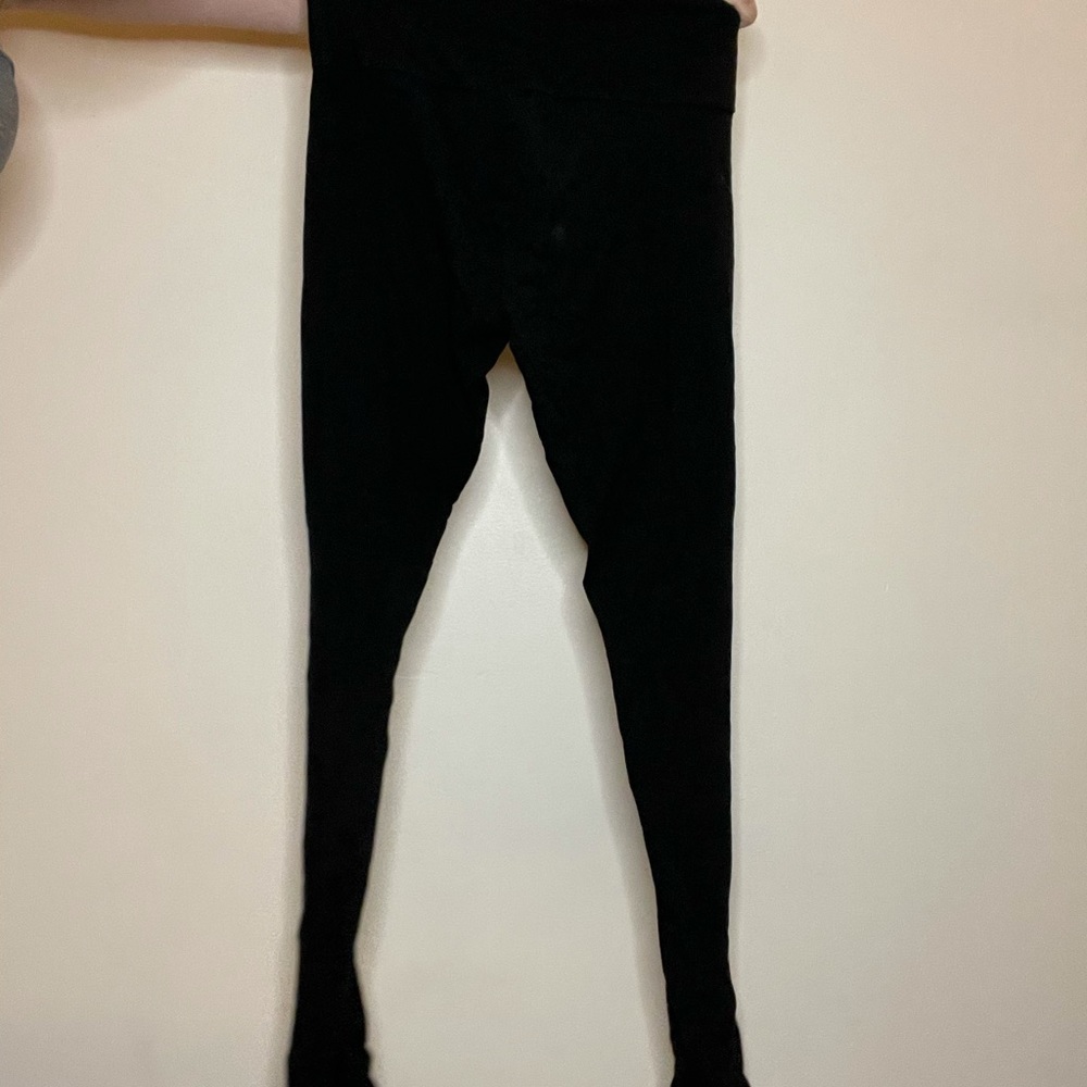 Black high rise leggings